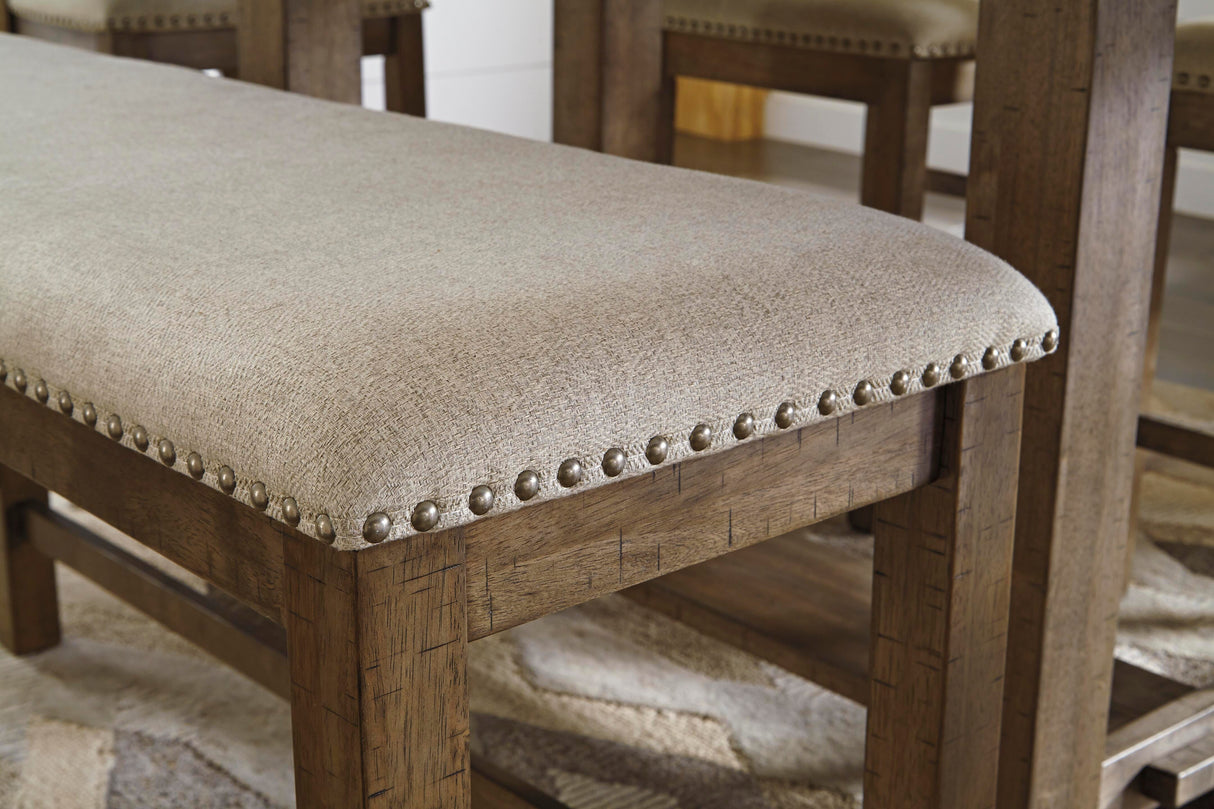 Moriville Counter Height Dining Bench - D631-09