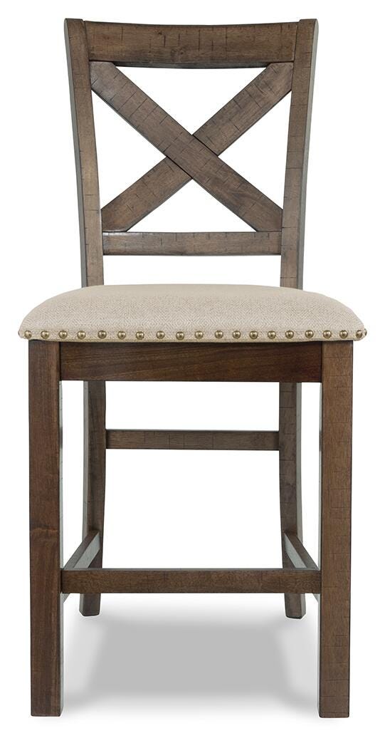 Moriville Counter Height Dining Table and 6 Barstools - D631D10