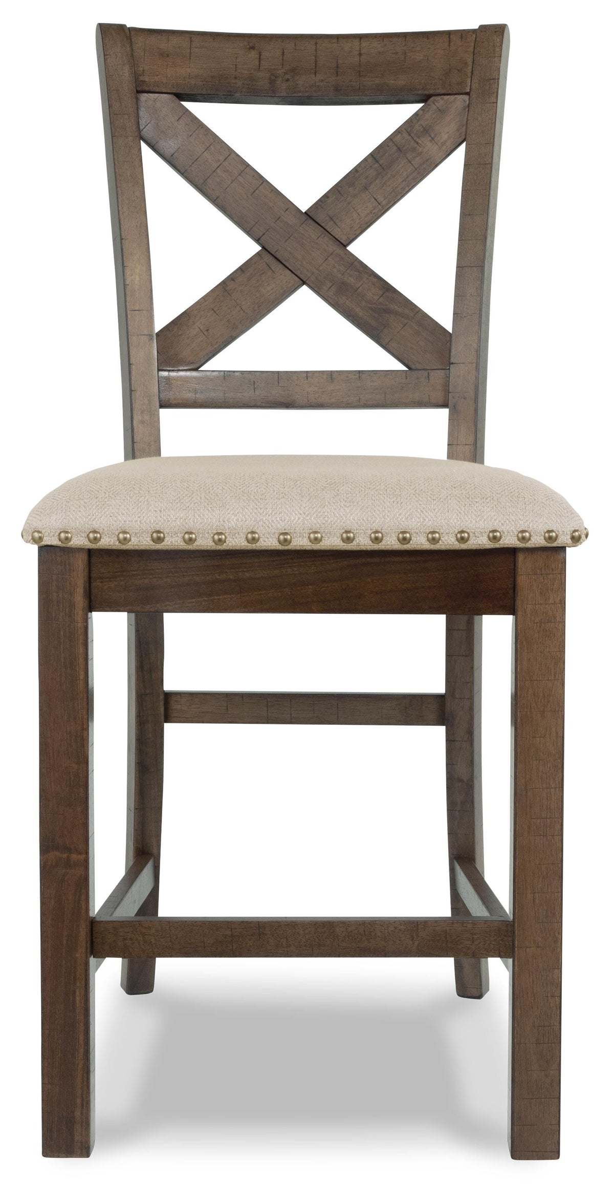 Moriville Counter Height Dining Table with 4 Barstools, Bench, and Server - D631D4