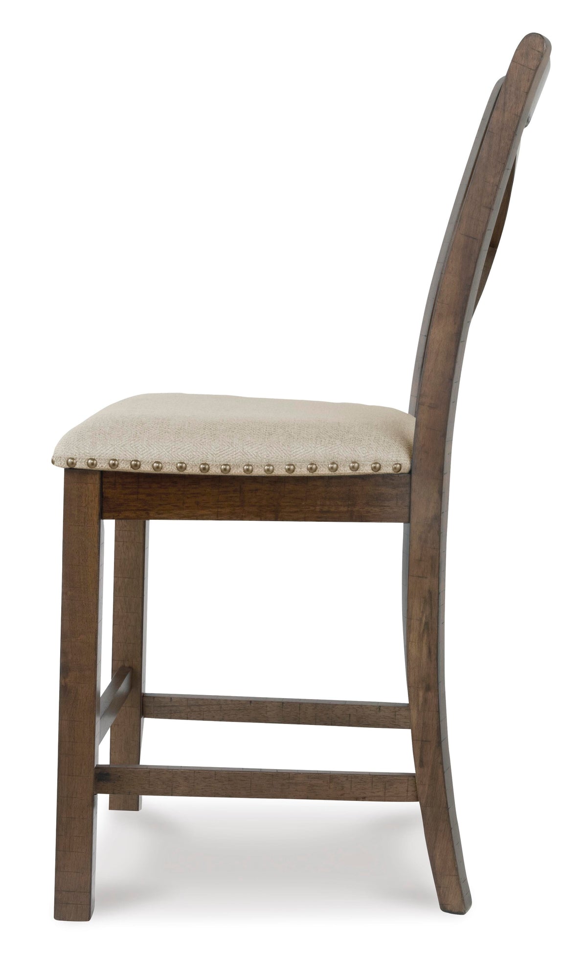 Moriville Counter Height Dining Table with 4 Barstools, Bench, and Server - D631D4