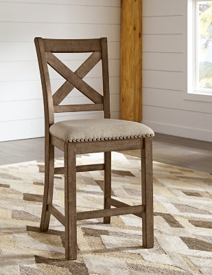 Moriville Counter Height Bar Stool (Set of 2) - D631-124X2