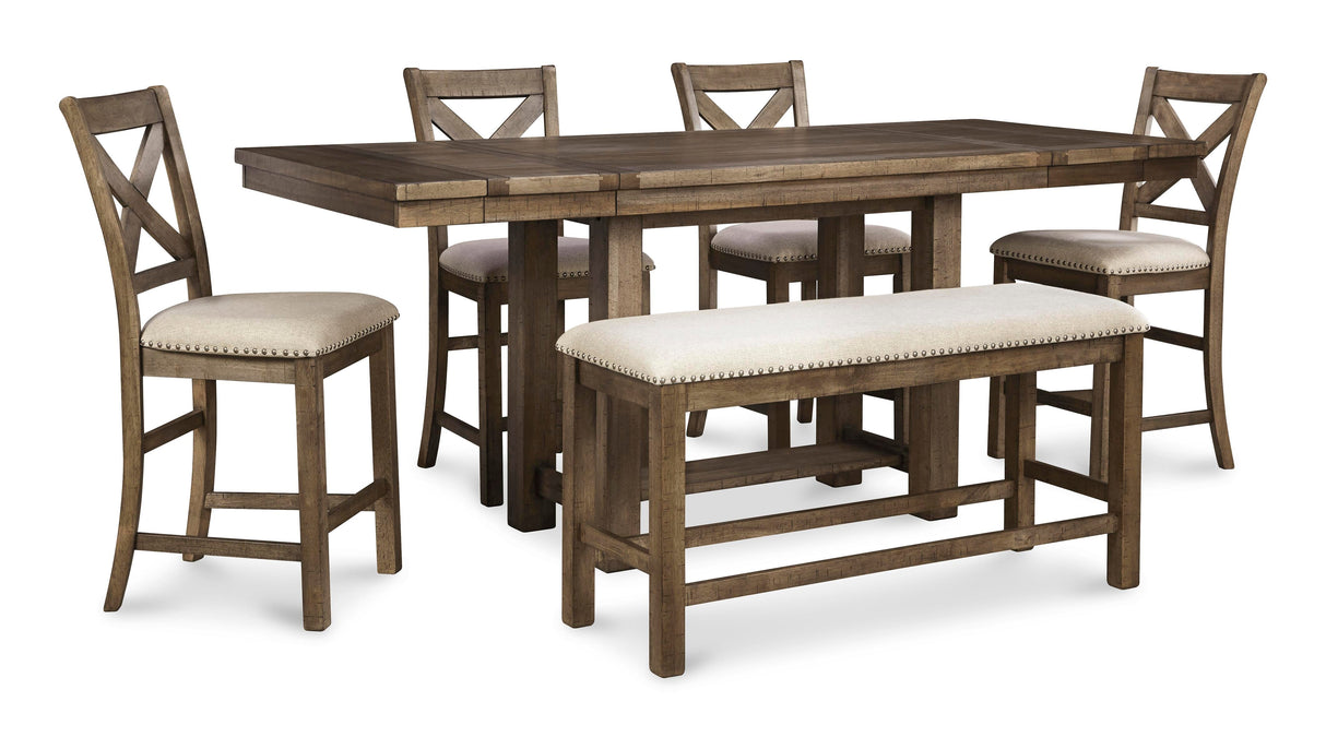 Moriville Counter Height Dining Extension Table - D631-32