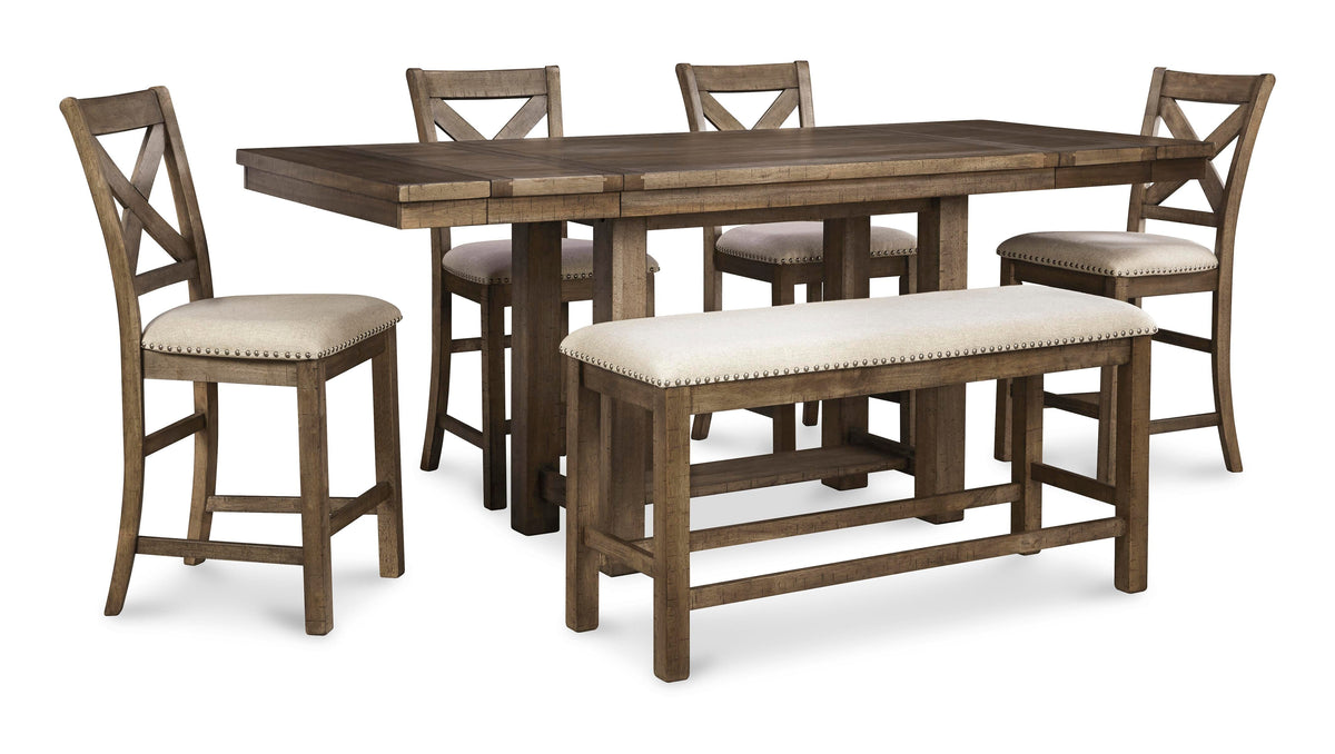 Moriville Counter Height Dining Extension Table - D631-32