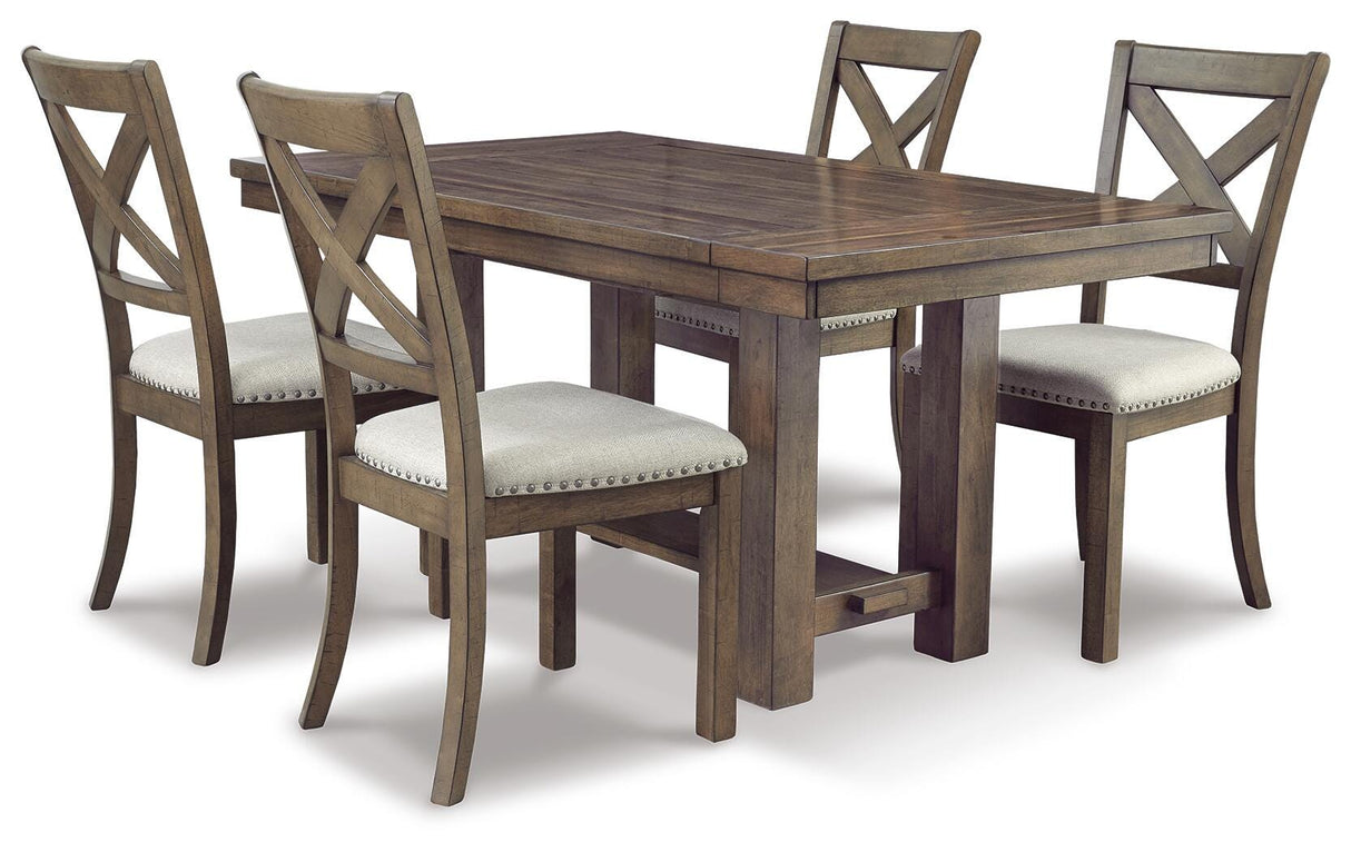 Moriville Dining Table and 4 Chairs - D631D5