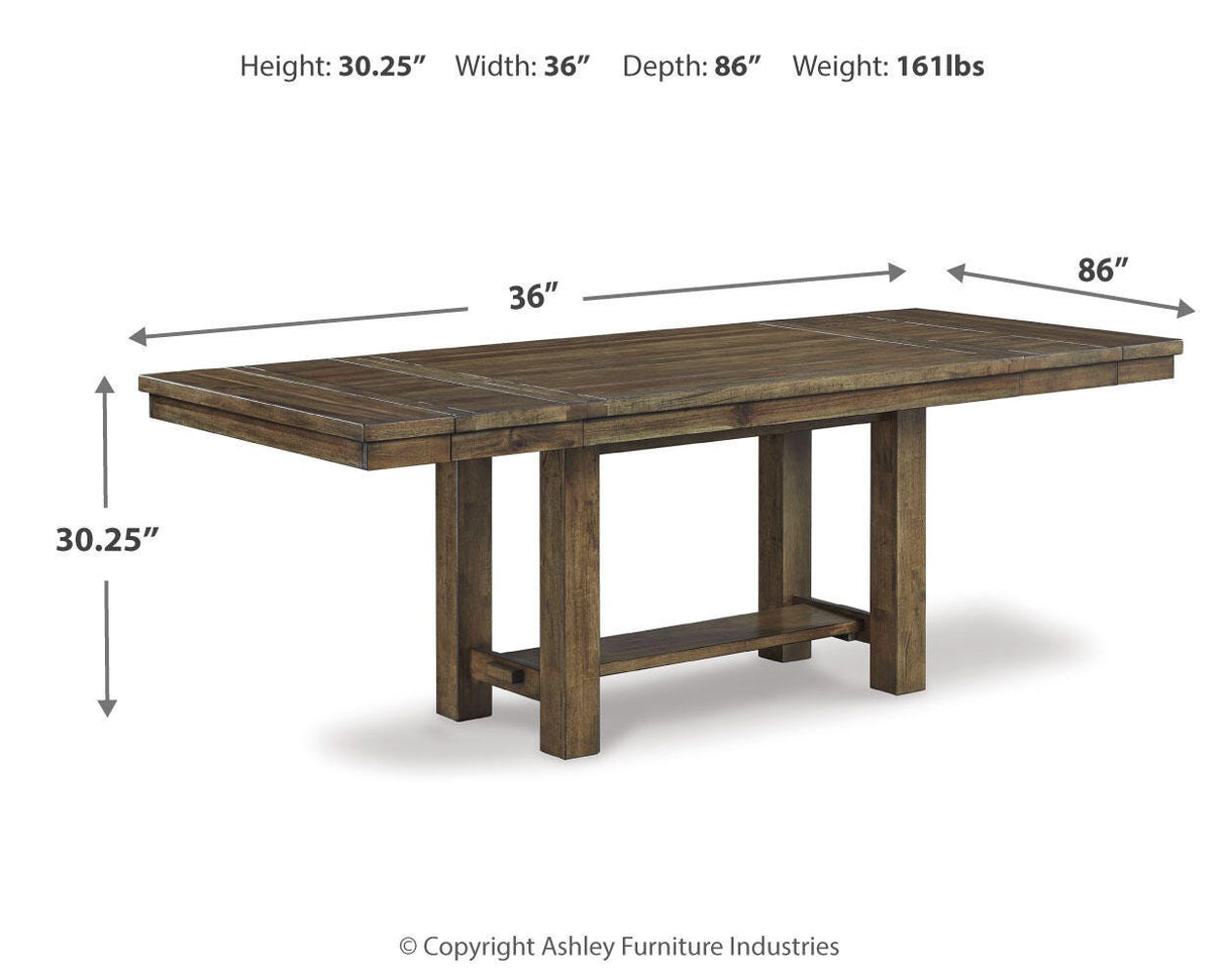 Moriville Dining Table and 6 Chairs - D631D11