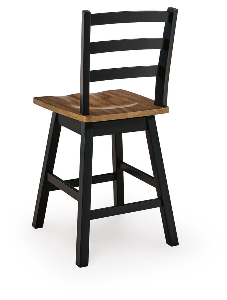 Wildenauer Counter Height Swivel Barstool - D634-224