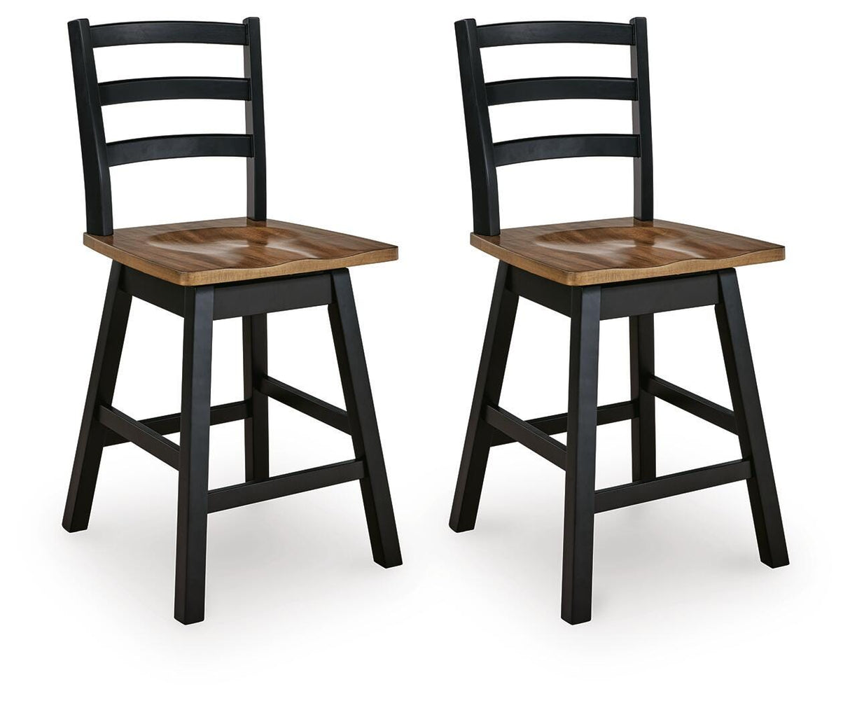 Wildenauer Counter Height Swivel Barstool - D634-224