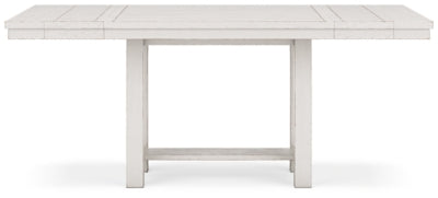 Robbinsdale Counter Height Table and 8 Barstools - D642D9