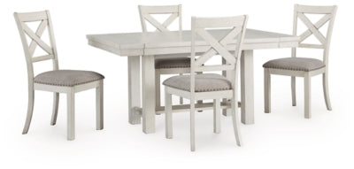 Robbinsdale Dining Table and 4 Chairs - D642D3