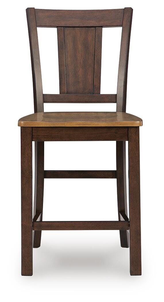 Rylandeen Counter Height Extension Dining Table and 6 Barstools - PCD651D5