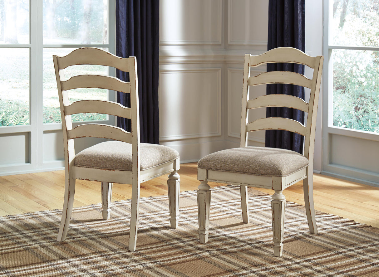 Realyn Extension Dining Table and 6 Chairs - D743D4