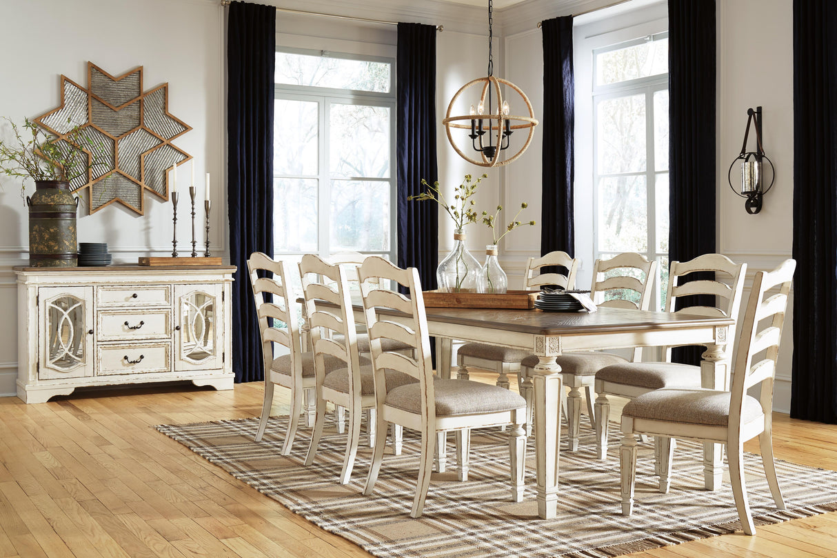 Realyn Dining Table and 8 Chairs - D743D5