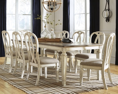 Realyn Dining Extension Table and 8 Chairs - D743D19