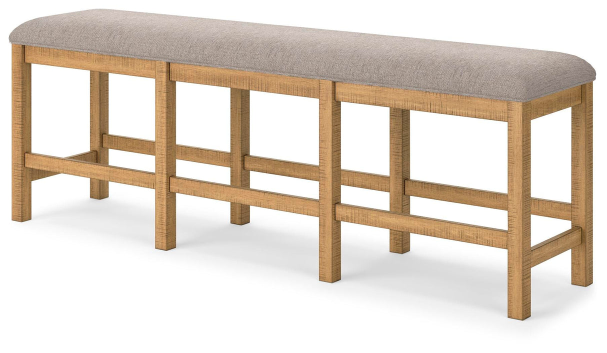 Havonplane Counter Height Extension Dining Table 4 Barstools and Bench - D773D2