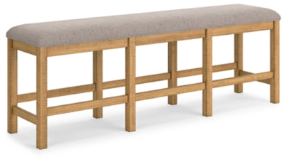 Havonplane Counter Height Dining Table, 6 Barstools and Bench - D773D5