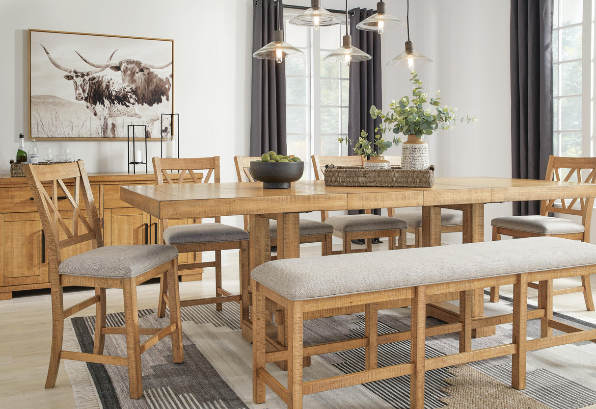 Havonplane 72" Counter Height Dining Bench - D773-09