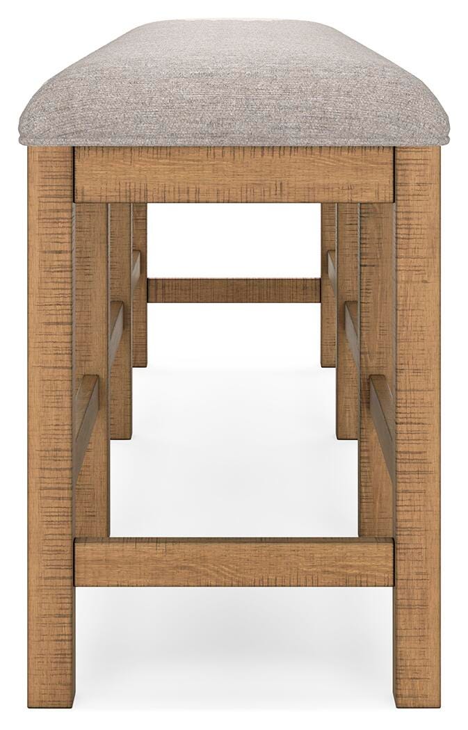 Havonplane Counter Height Dining Table, 6 Barstools and Bench - D773D5