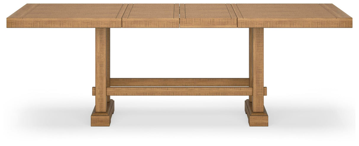 Havonplane Counter Height Dining Table, 6 Barstools and Bench - D773D5