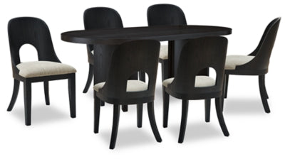 Rowanbeck Dining Table and 6 Chairs - D821D4