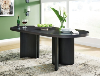Rowanbeck Dining Table and 6 Chairs - D821D4