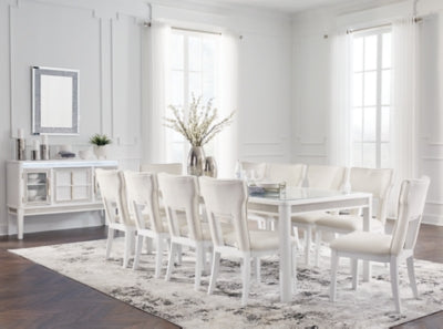 Chalanna Dining Table and 10 Chairs - D822D4