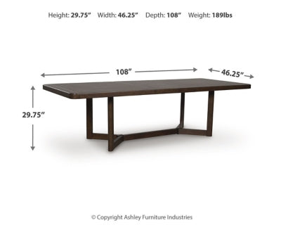 Dilenno Extension Dining Table and 6 Chairs - PCD857D2