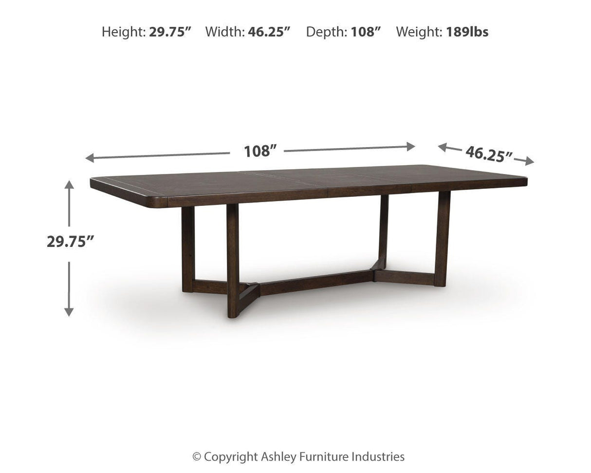 Dilenno Extension Dining Table and 6 Chairs - PCD857D2