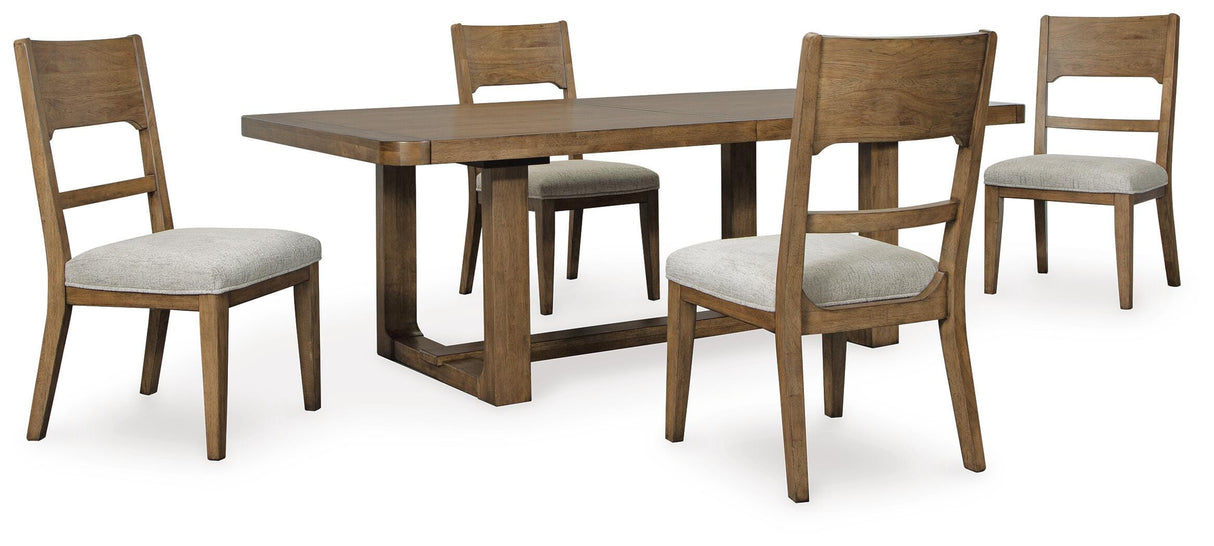 Cabalynn Extension Dining Table and 4 Chairs - D974D1