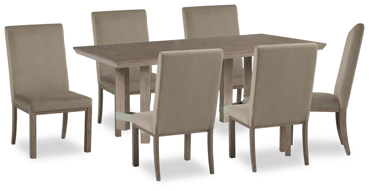 Chrestner Dining Table and 6 Chairs - D983D5