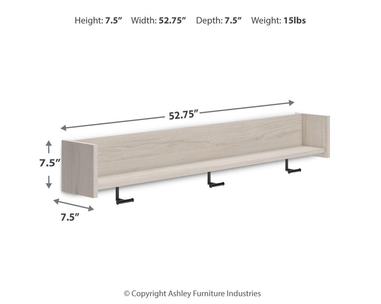 Socalle Wall Mounted Coat Rack with Shelf - EA1864-151