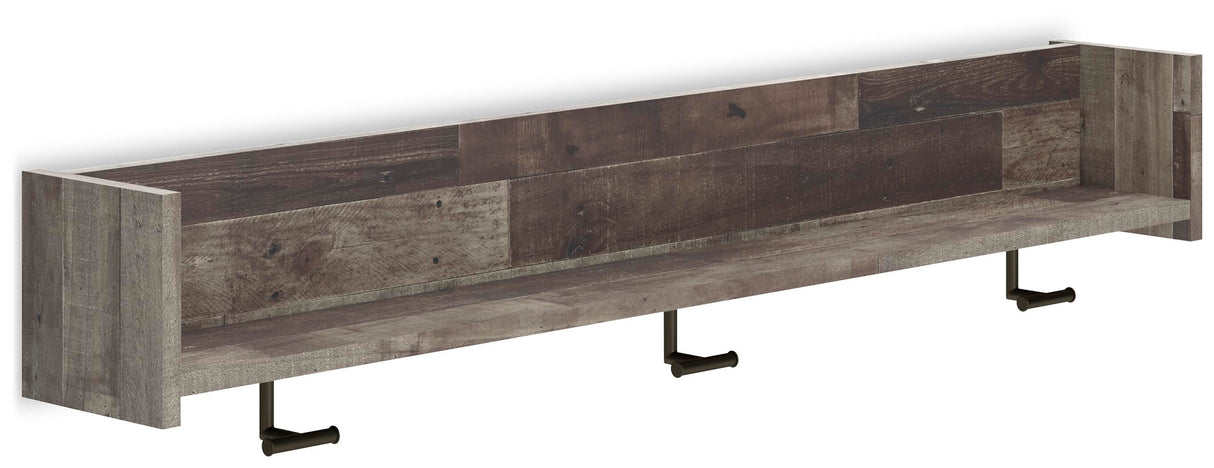 Neilsville Wall Mounted Coat Rack with Shelf - EA2120-151