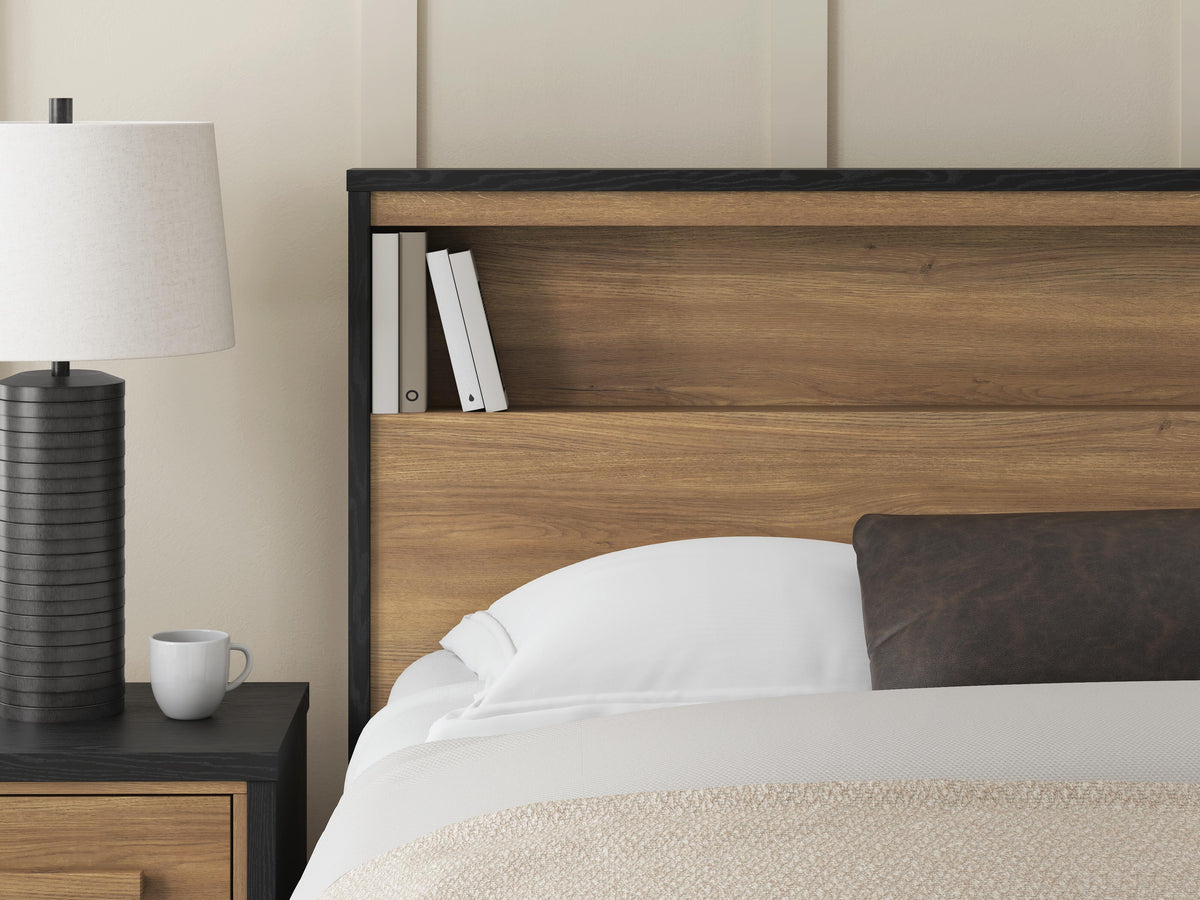 Kozmour Full Bookcase Complete Bed Frame - EB1460-72