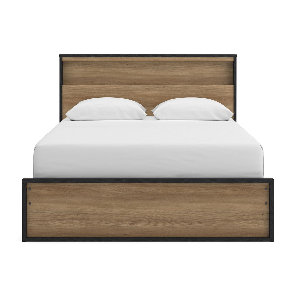Kozmour Queen Bookcase Complete Bed Frame - EB1460-81