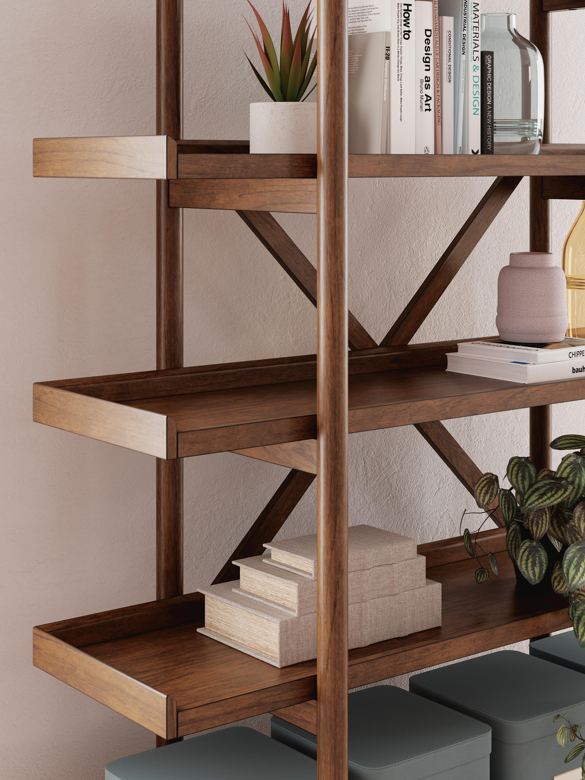 Lyncott 70" Bookcase - H615-70
