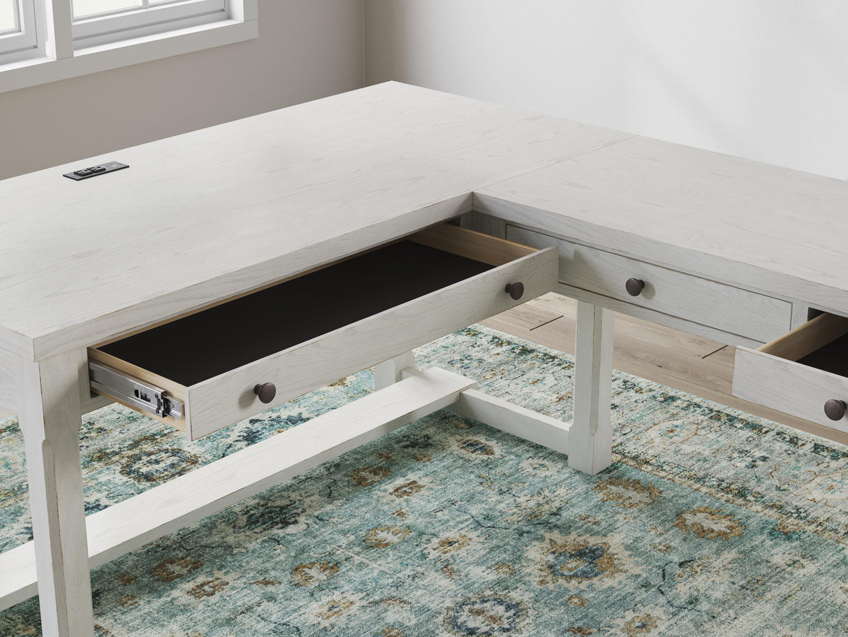 Robbinsdale L-Shaped Home Office Desk - H742H1