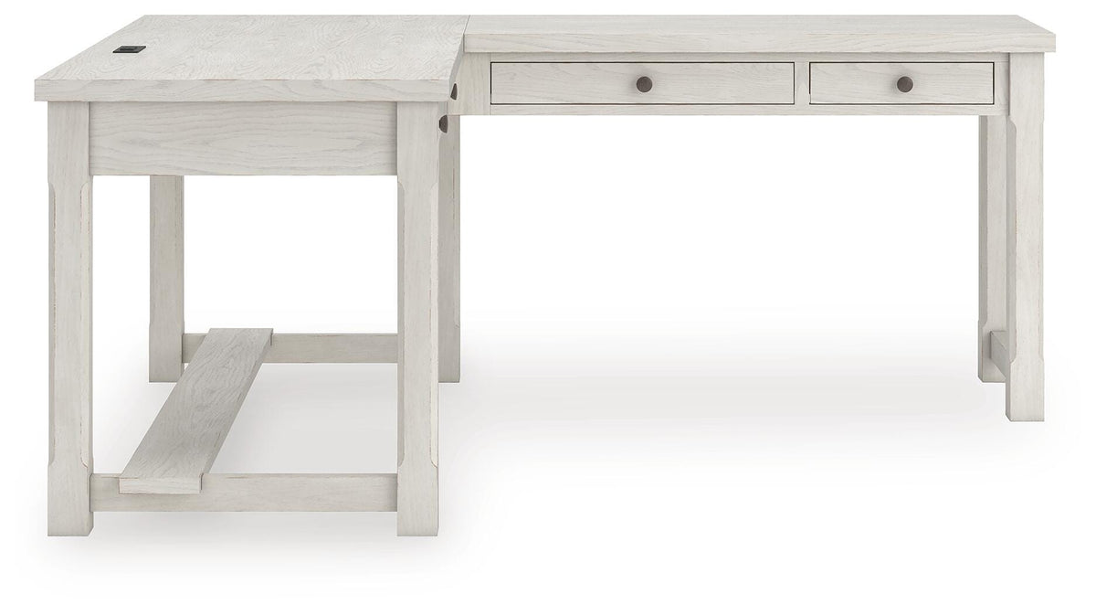 Robbinsdale L-Shaped Home Office Desk - H742H1