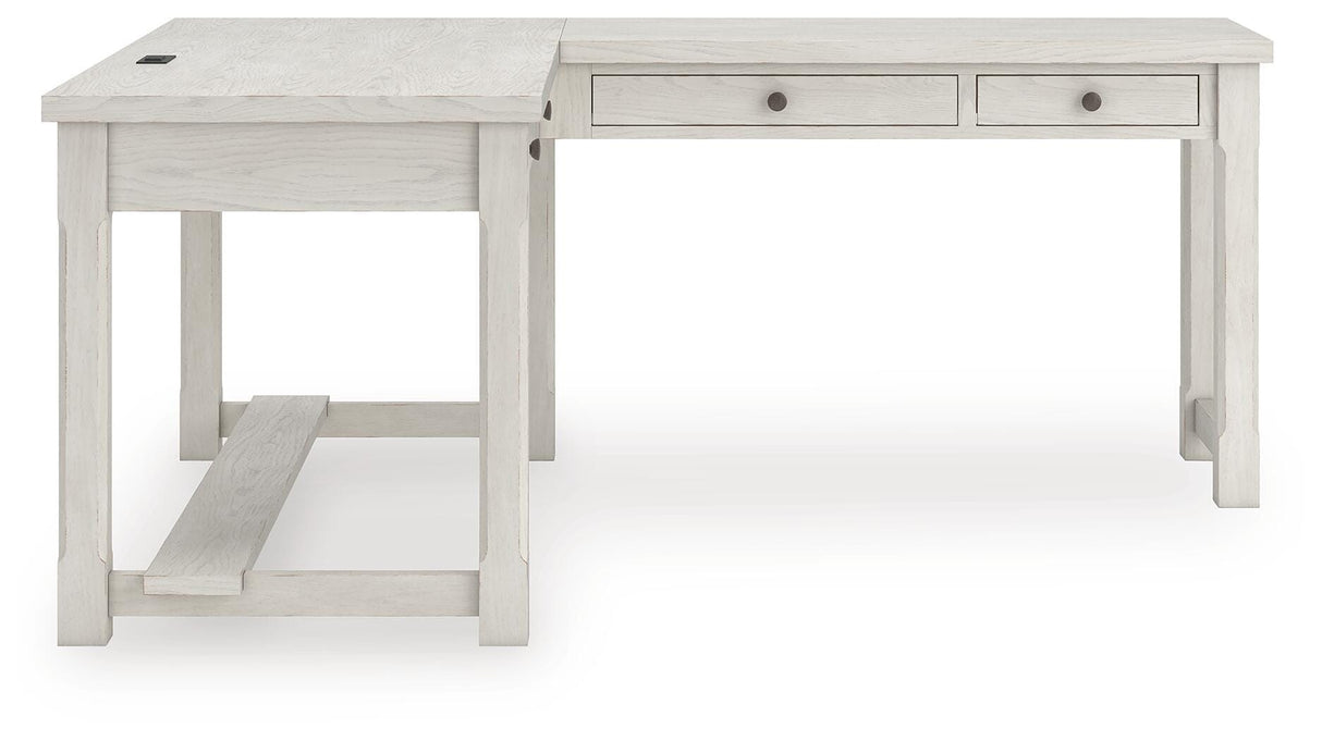 Robbinsdale L-Shaped Home Office Desk - H742H1