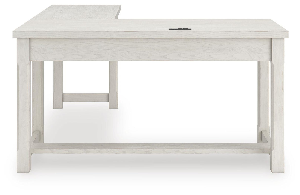 Robbinsdale L-Shaped Home Office Desk - H742H1