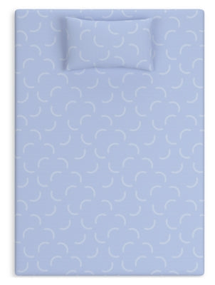 iKidz Ocean Twin Mattress and Pillow - M43011
