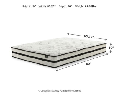 Chime 10 Inch Hybrid Twin Mattress in a Box - M69611