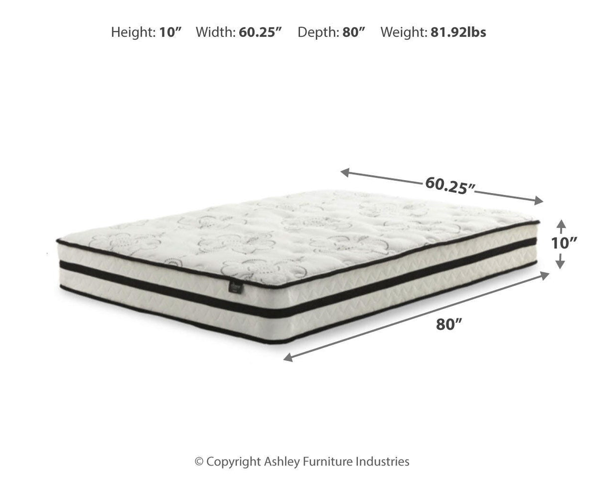 Chime 10 Inch Hybrid Queen Mattress in a Box - M69631