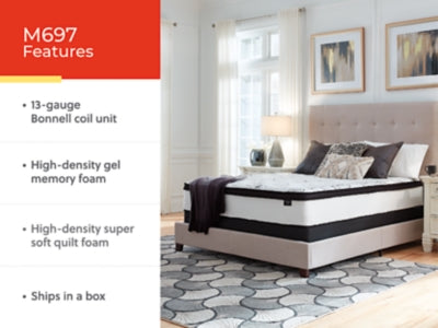 Chime 12 Inch Hybrid Twin Mattress in a Box - M69711