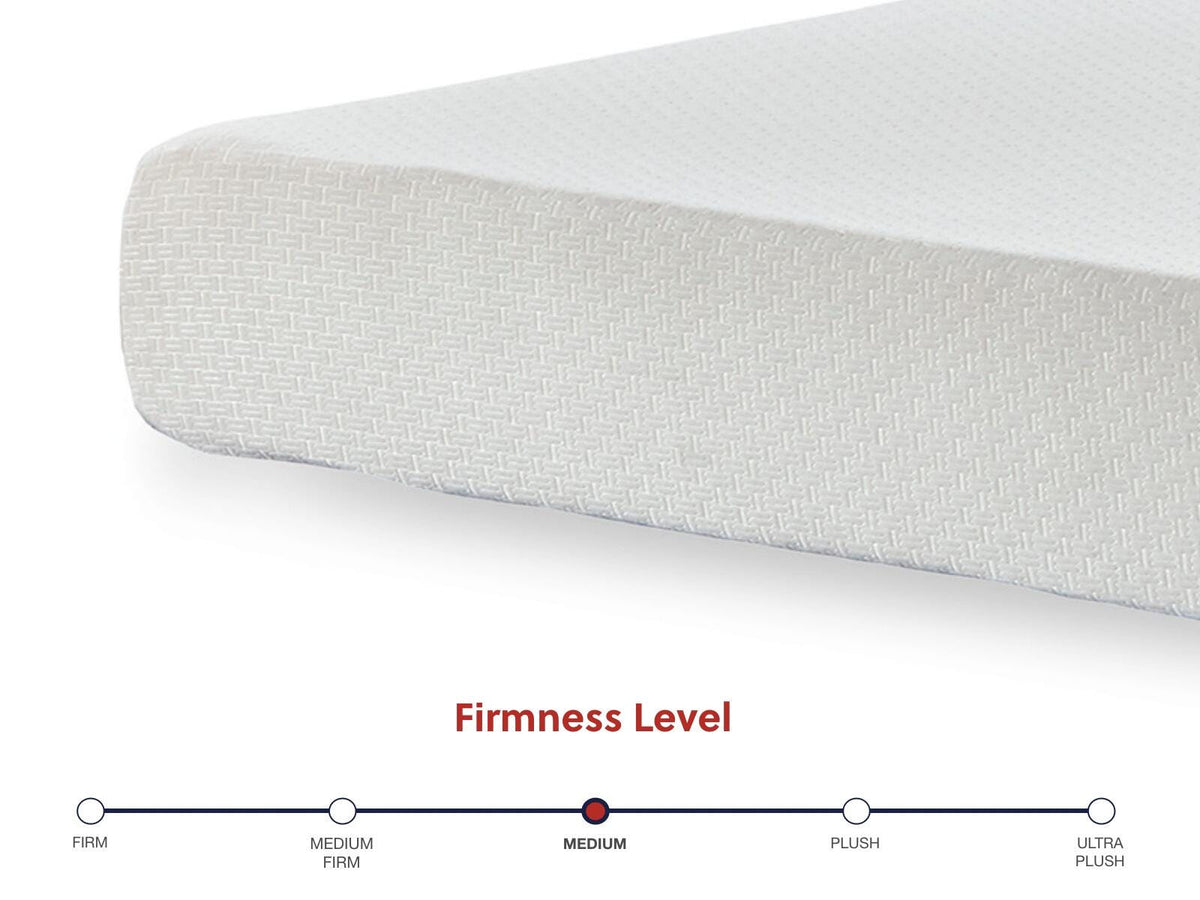 Chime 8 Inch Memory Foam King Mattress in a Box - M72641
