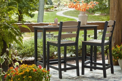 Shoreline Beach Outdoor Counter Table and 2 Barstools - PCP221-113