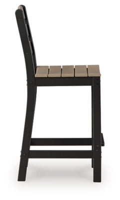 Shoreline Beach Outdoor Counter Table and 2 Barstools - PCP221-113