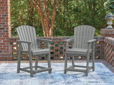 Sanctuary Beach Outdoor Counter Height Bar Stool (Set of 2) - PCP227-124