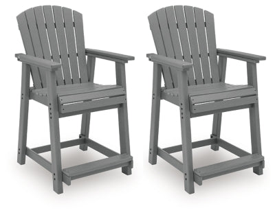 Sanctuary Beach Outdoor Counter Height Bar Stool (Set of 2) - PCP227-124