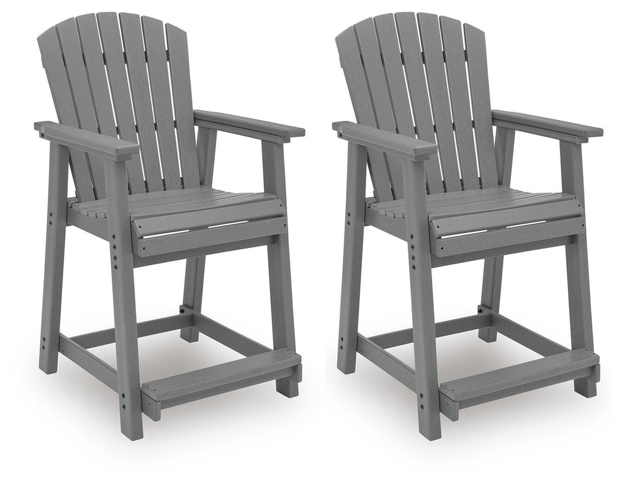 Sanctuary Beach Outdoor Counter Height Bar Stool (Set of 2) - PCP227-124