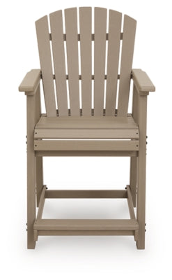 Seacliff Beach Outdoor Counter Height Bar Stool (Set of 2) - PCP228-124