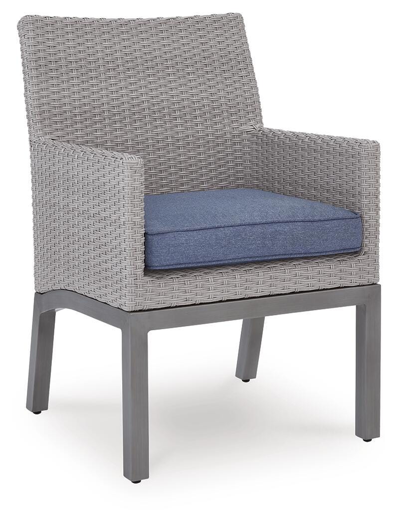 Half Moon Beach Outdoor Arm Chair with Cushion (Set of 2) - PCP418-601A